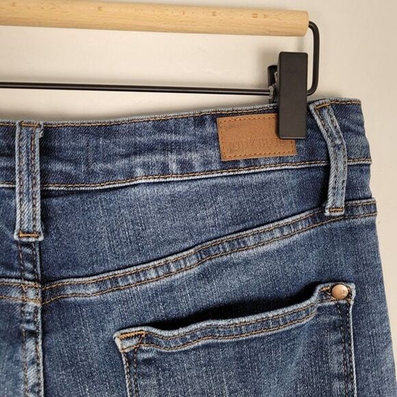 Judy Blue Size 29 Wide Leg High Rise Crop Jeans Stretch Denim Blue - Picture 9 of 12